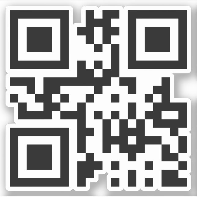 Sticker ‹ Joyeux visage souriant Emoji — Code QR (Devant)