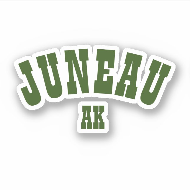 Sticker Juneau, Alaska (Devant)