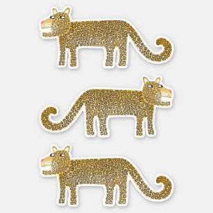 Sticker Jungle Cat
