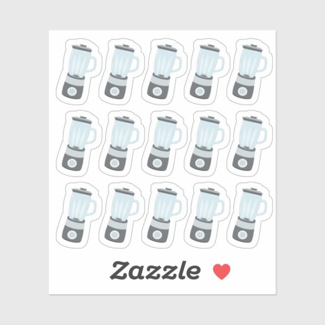 Sticker Jus de fruits Smoothie Jus de boisson saine et pla (Feuille)