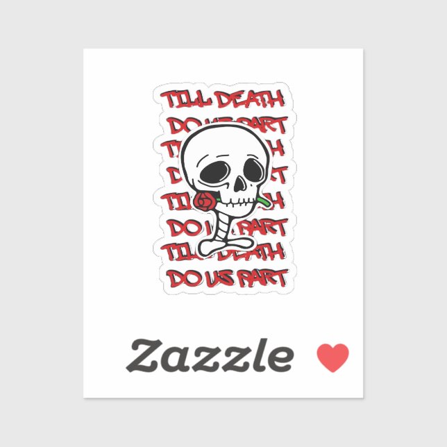 Sticker Jusqu'à la mort faisons-nous partie classique - ba (Feuille)