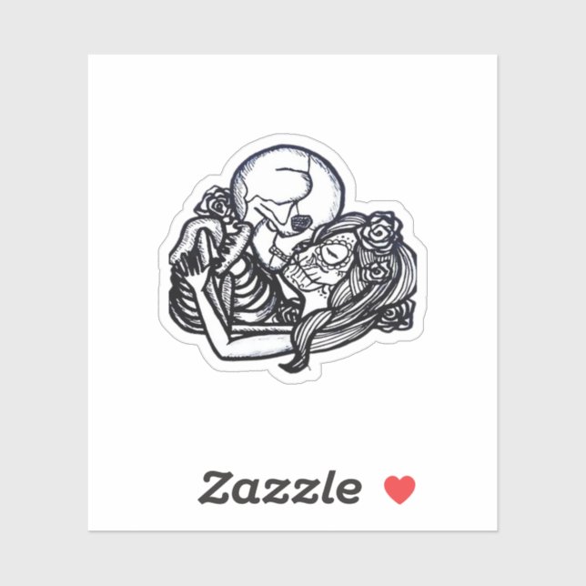 Sticker Jusqu'à la mort faisons-nous partie classique - sq (Feuille)