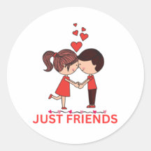 Sticker Just Friends Couple