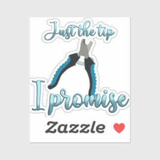 Sticker Juste la pointe en train de grooming