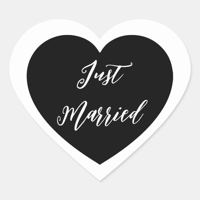 Sticker juste marié (Devant)