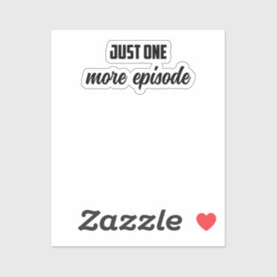 Sticker Juste un épisode de plus : Véritable Crime Binge W
