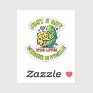 Sticker Juste un type qui aime les pickles