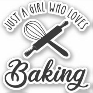Sticker Juste Une Fille Qui Aime Faire La Cuisine