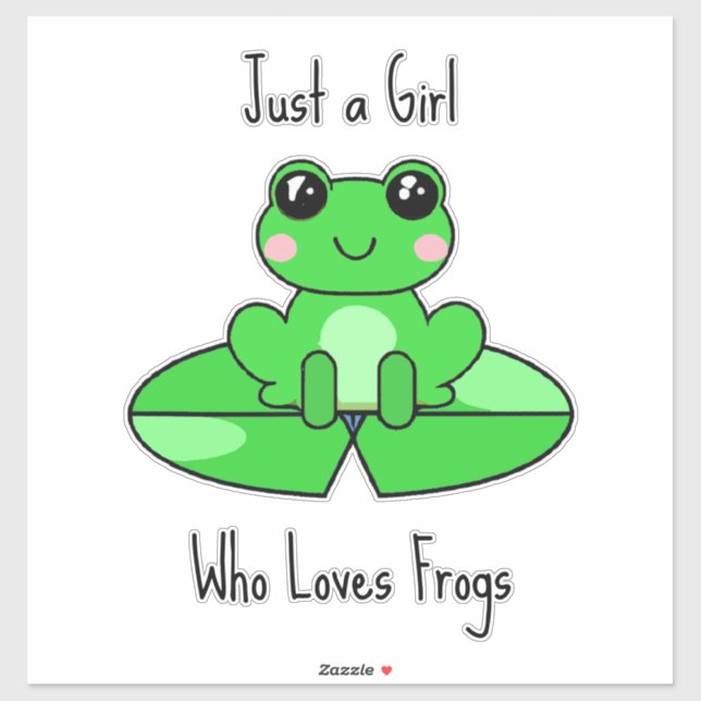 Sticker Juste une fille qui aime les amis (Feuille)