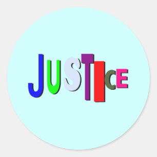 Sticker Justice dans Color B