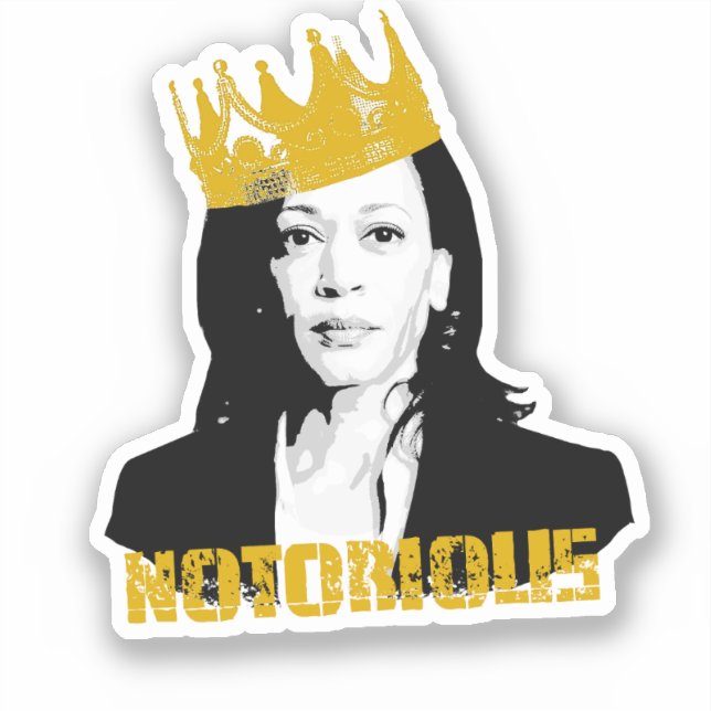 Sticker Kamala Harris (Recto)