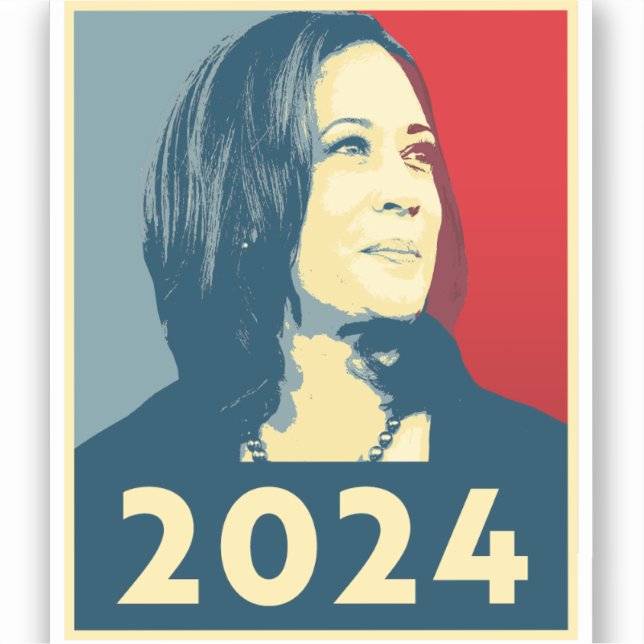 Sticker Kamala Harris 2024 (Recto)