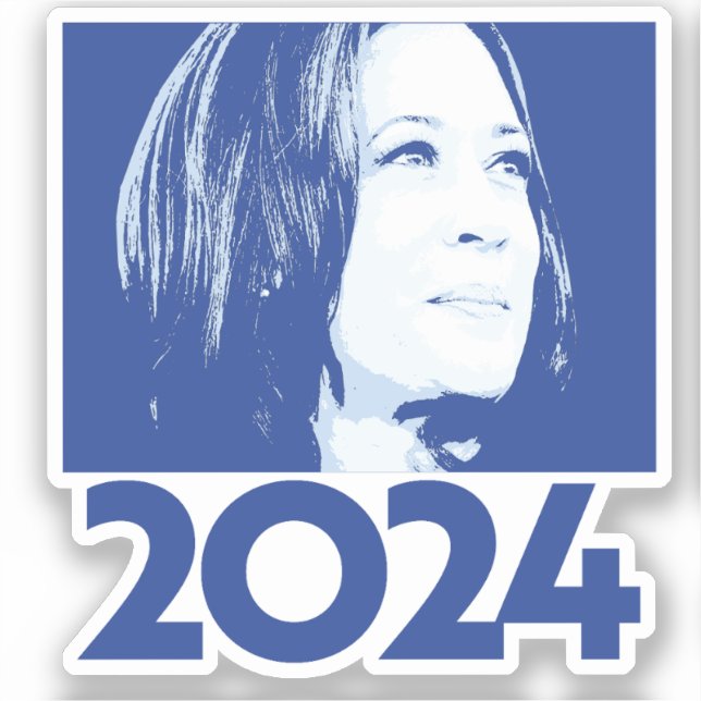 Sticker Kamala Harris 2024 (Recto)