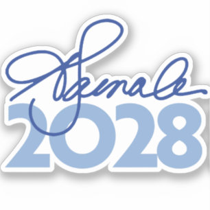 Sticker Kamala Harris 2028 Signature