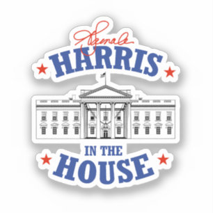 Sticker Kamala Harris à la Chambre