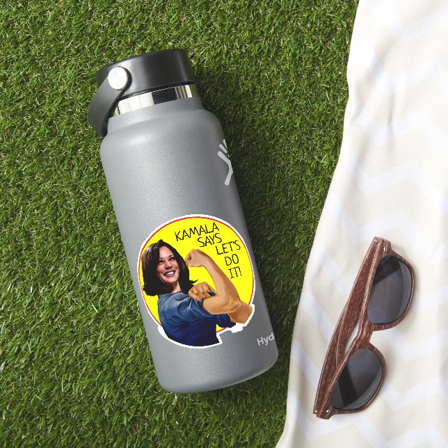 Sticker Kamala Harris comme Rosie (HydroFlask Insitu)