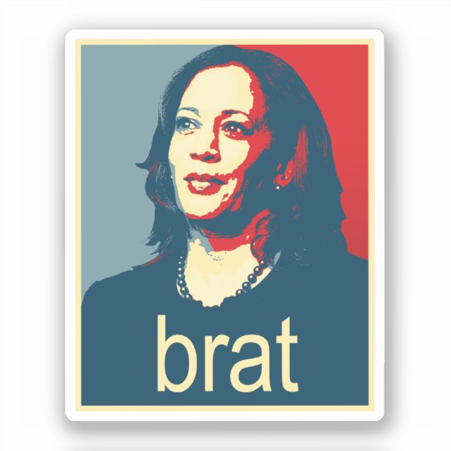 Sticker Kamala Harris est petite (Recto)
