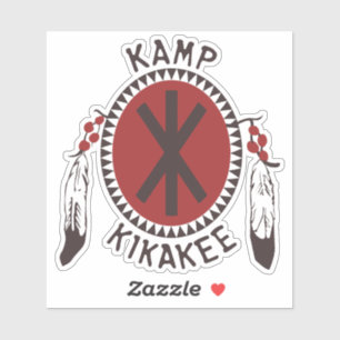Sticker Kamp Kikakee Ernest Alès à l'autocollant inspiré d