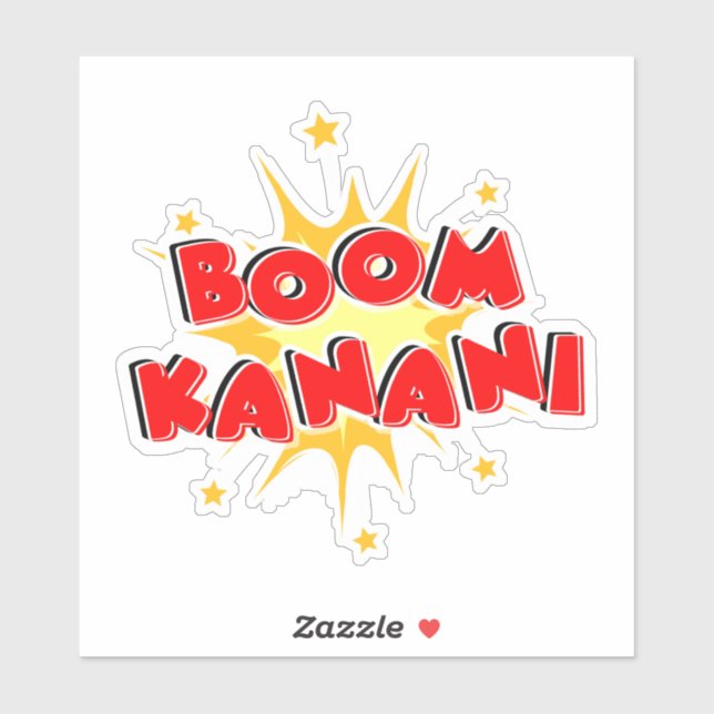 Sticker Kanani de Boom (Feuille)