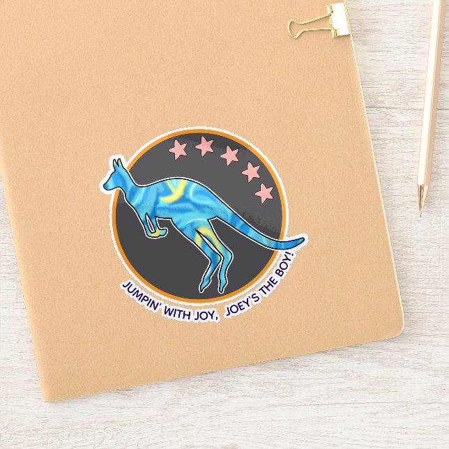 Sticker kangourou (Carnet)