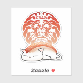 Sticker Kani Crab Sushi Chat