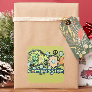 Sticker Kanji pour la compassion -