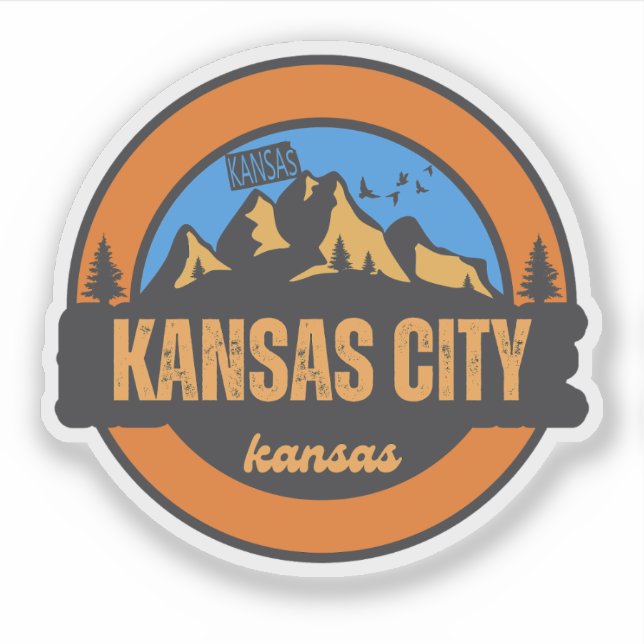 Sticker Kansas City, Kansas (Devant)
