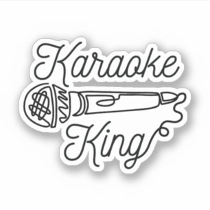 STICKER KARAOKE KING