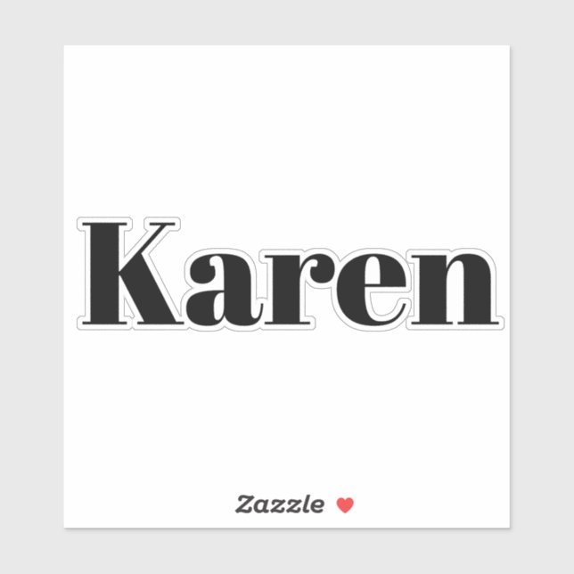 Sticker Karen (Feuille)