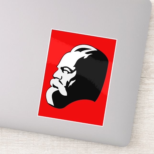 Sticker Karl Marx, communisme, socialisme, Union soviétiqu (Détail)
