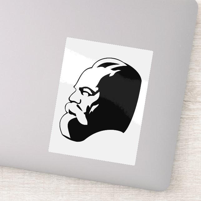 Sticker Karl Marx, communisme, socialisme, Union soviétiqu (Détail)