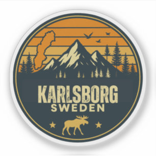 Sticker Karlsborg, Suède Sverige