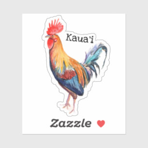Sticker Kauai Rooster