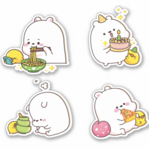Sticker Kawaii Bears