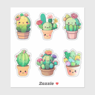 Sticker Kawaii Cactus