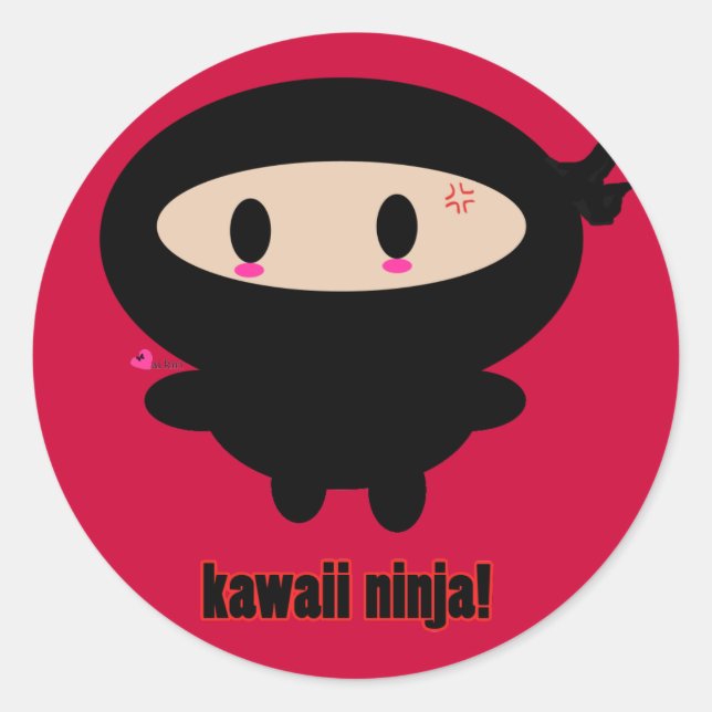 Sticker Kawaii Ninja (Devant)