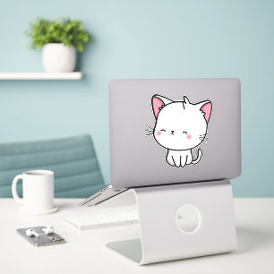 Sticker Kawaii Turc Angora Chat