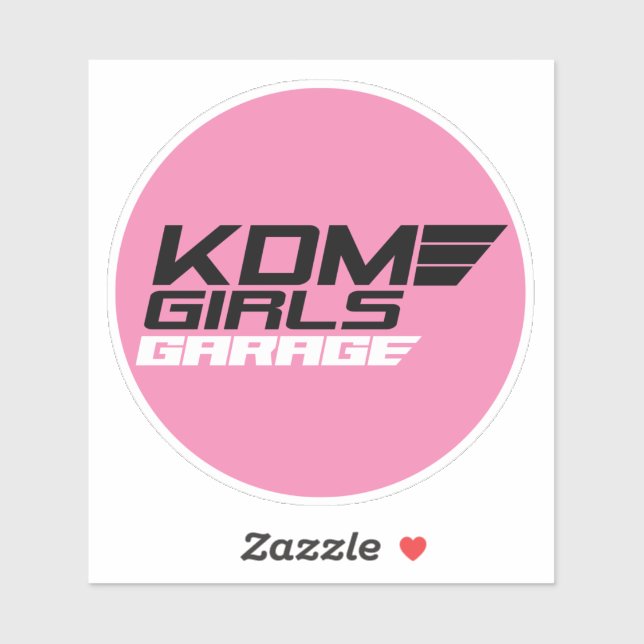 STICKER KDM PINK (Feuille)