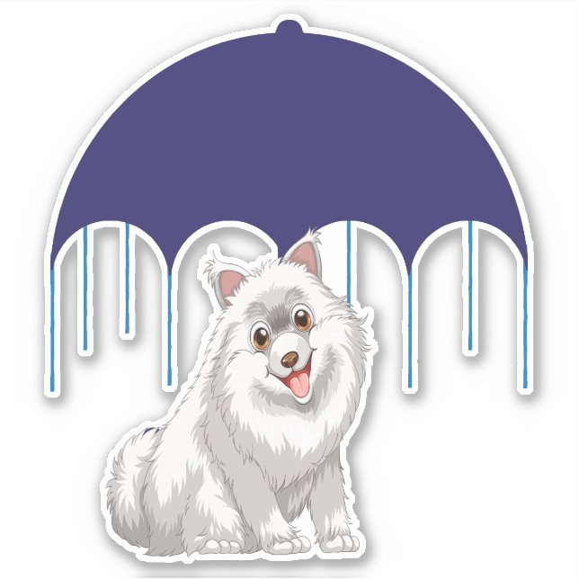 Sticker Keeshond (Devant)