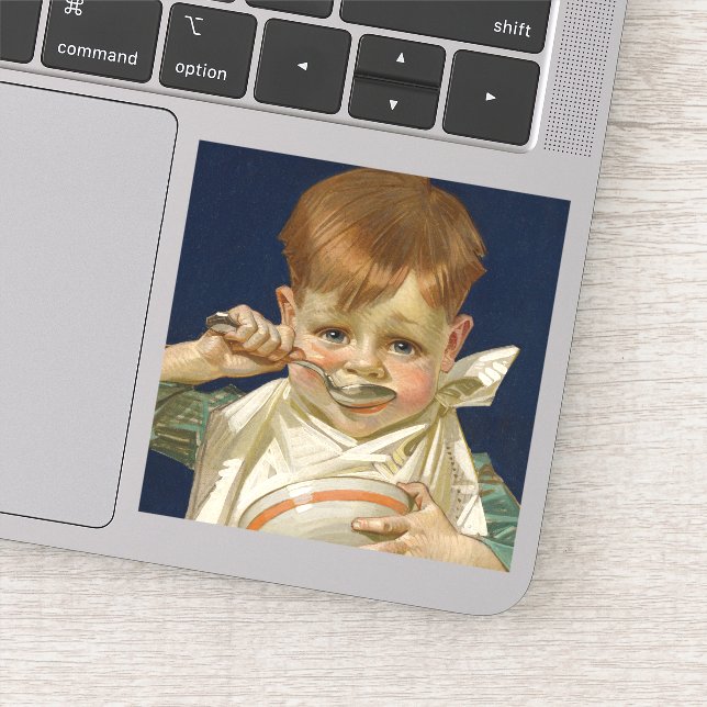 Sticker Kellogg's Kids, 1920 by J. C. Leyendecker (Détail)