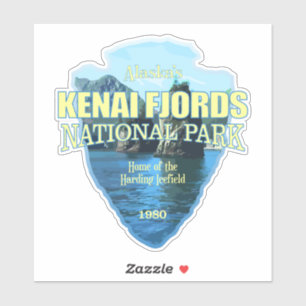 Sticker Kenai Fjords (flèche)
