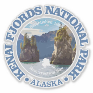 Sticker Kenai Fjords NP2