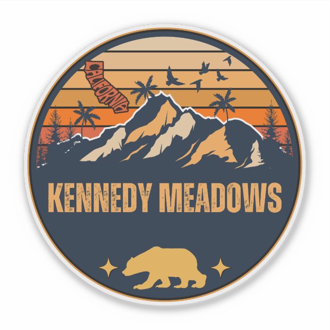 Sticker Kennedy Meadows, Californie (Devant)