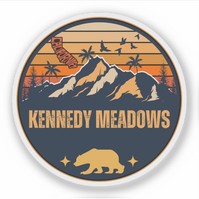 Sticker Kennedy Meadows, Californie (Devant)