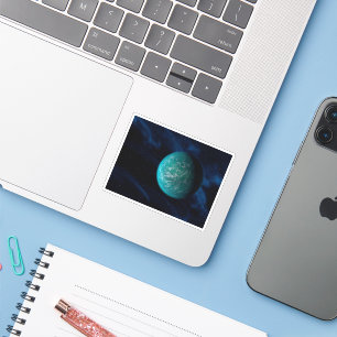 Sticker Kepler 22b, Une planète extra-solaire.