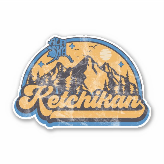 Sticker Ketchikan, Alaska (Devant)