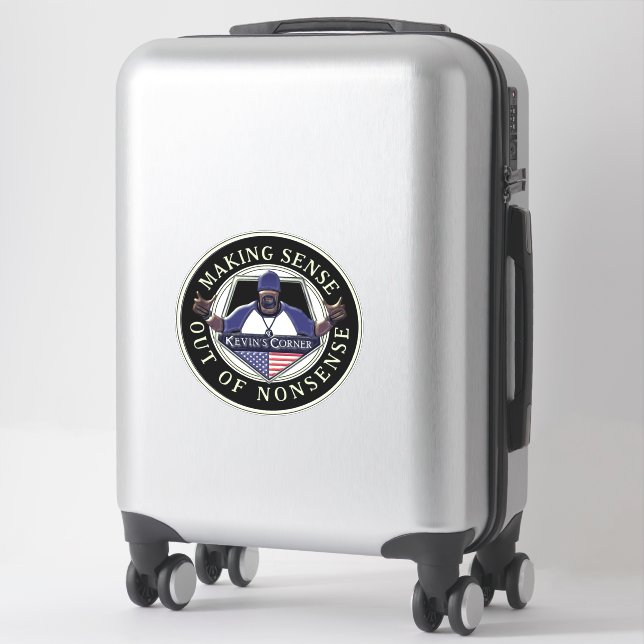 Sticker Kevin's Corner fait sens de l'absurdité (Sur valise)