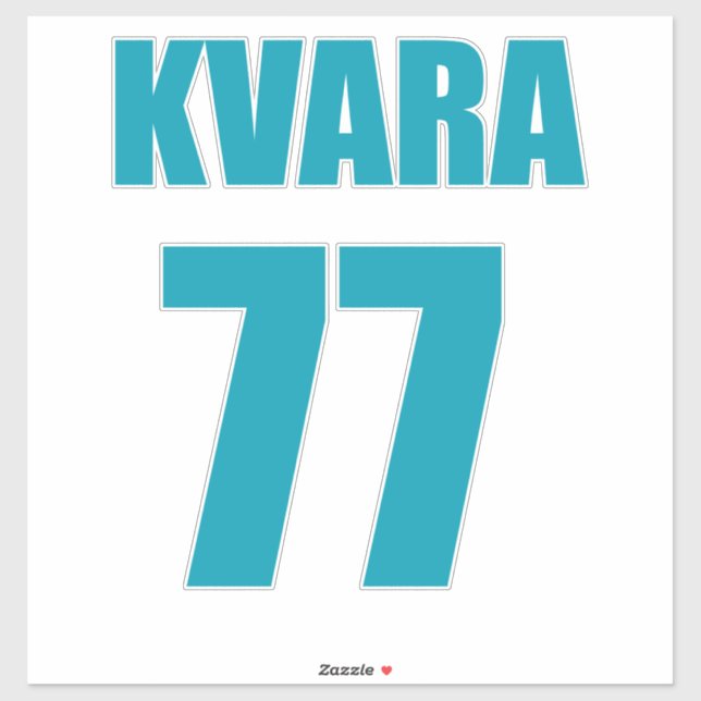 Sticker Khvicha Kvaratskhelia (Feuille)