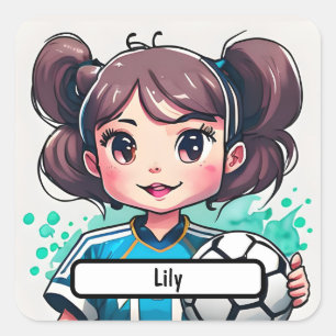 Sticker Kickin' Cutie Avec Nom Personnalisé