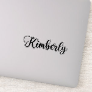 Sticker Kimberly Name - Calligraphie manuscrite